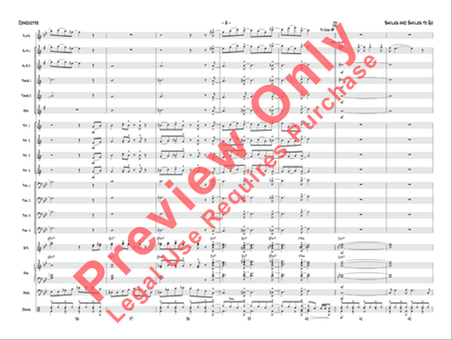 Smiles and Smiles to Go Jazz Ensemble scores gallery preview page 7