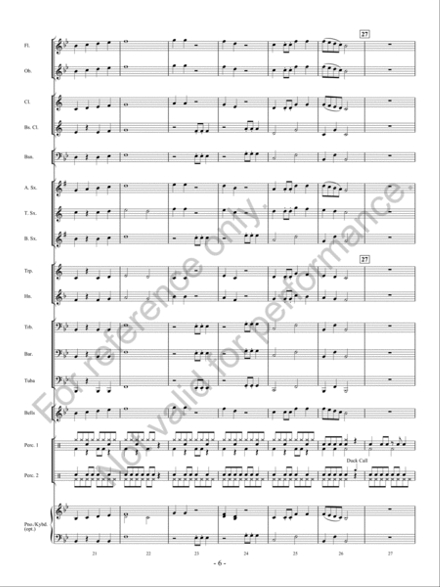 Koo Koo Cha-Cha Koo Koo Cha-Cha Concert Band scores gallery preview page 7