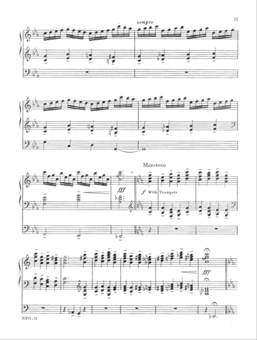 Nine Pieces for Organ Organ Solo scores gallery preview page 5