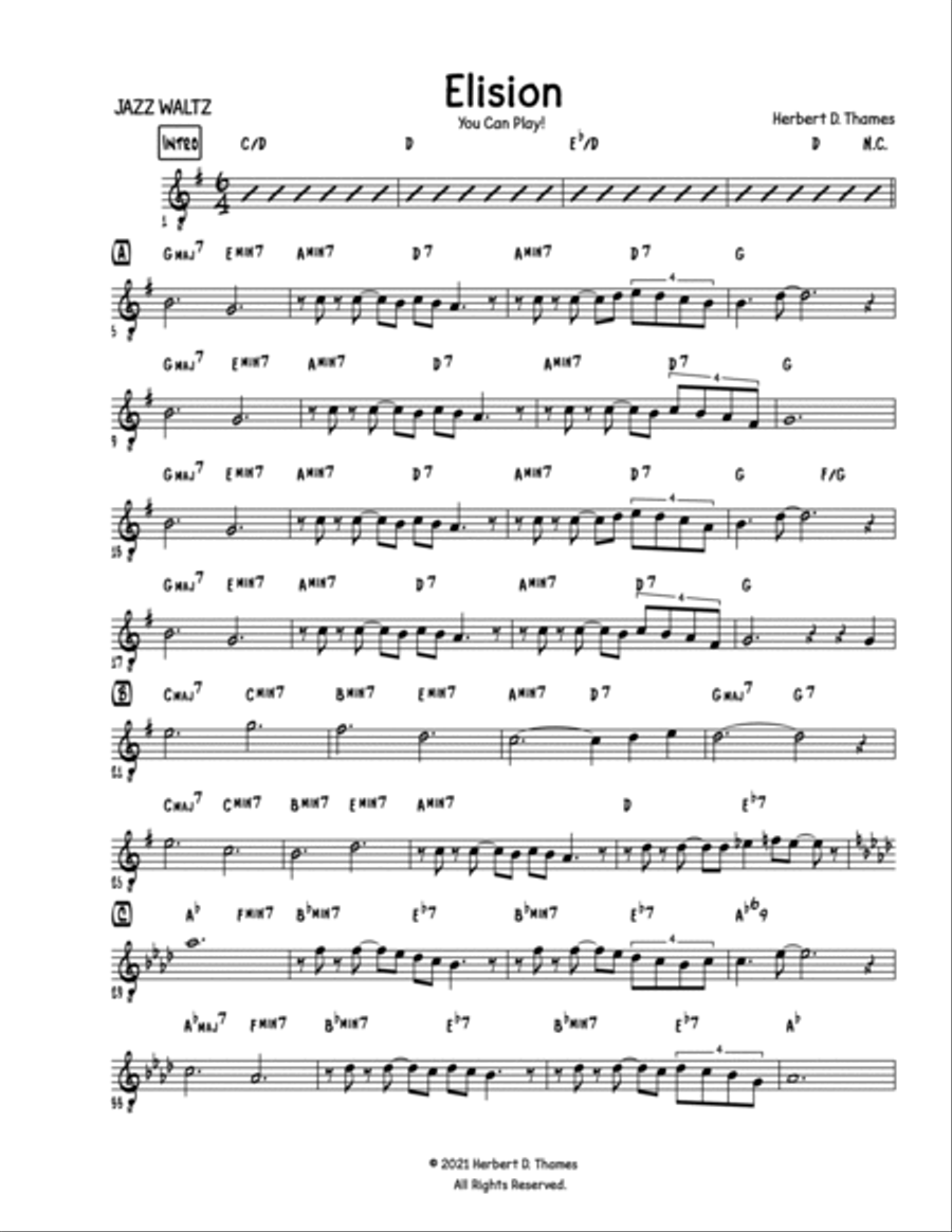 Reimagined Jazz Ensemble scores gallery preview page 3