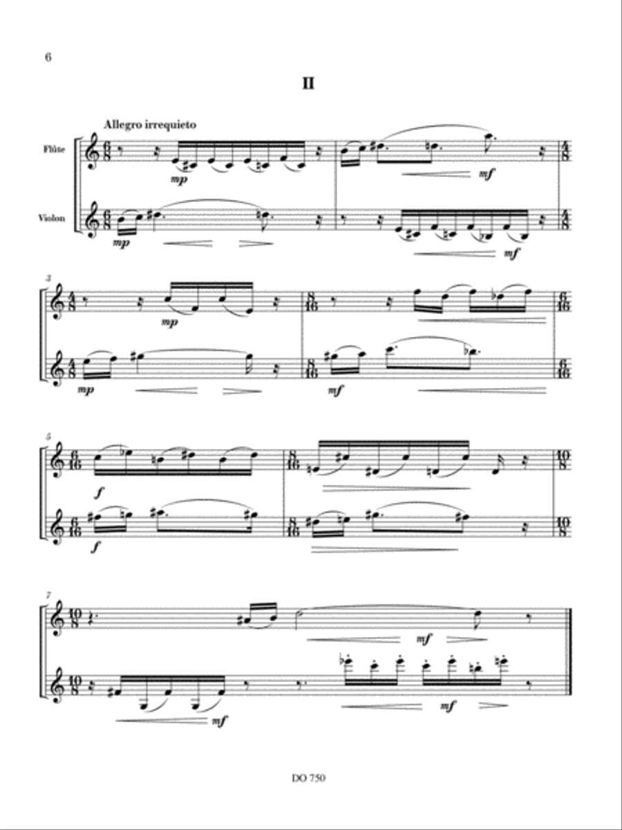 Petites oreilles Petites oreilles Flute scores gallery preview page 6