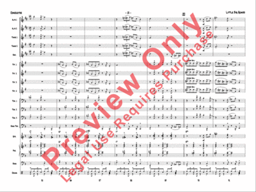 Little Big Gumbo Little Big Gumbo Jazz Ensemble scores gallery preview page 16
