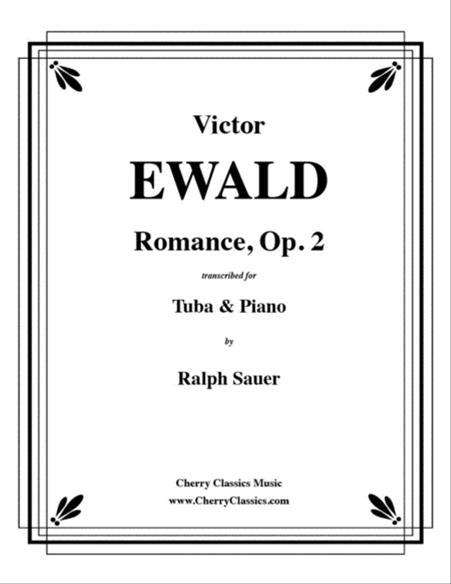 Romance, Op. 2 for Tuba & Piano Tuba scores gallery preview page 1