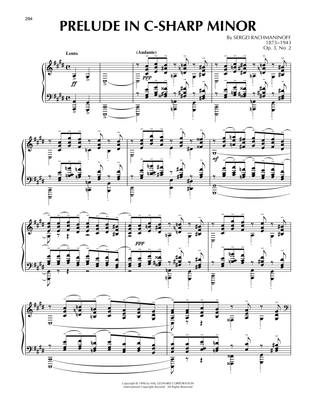 Prelude In C-Sharp Minor, Op. 3, No. 2