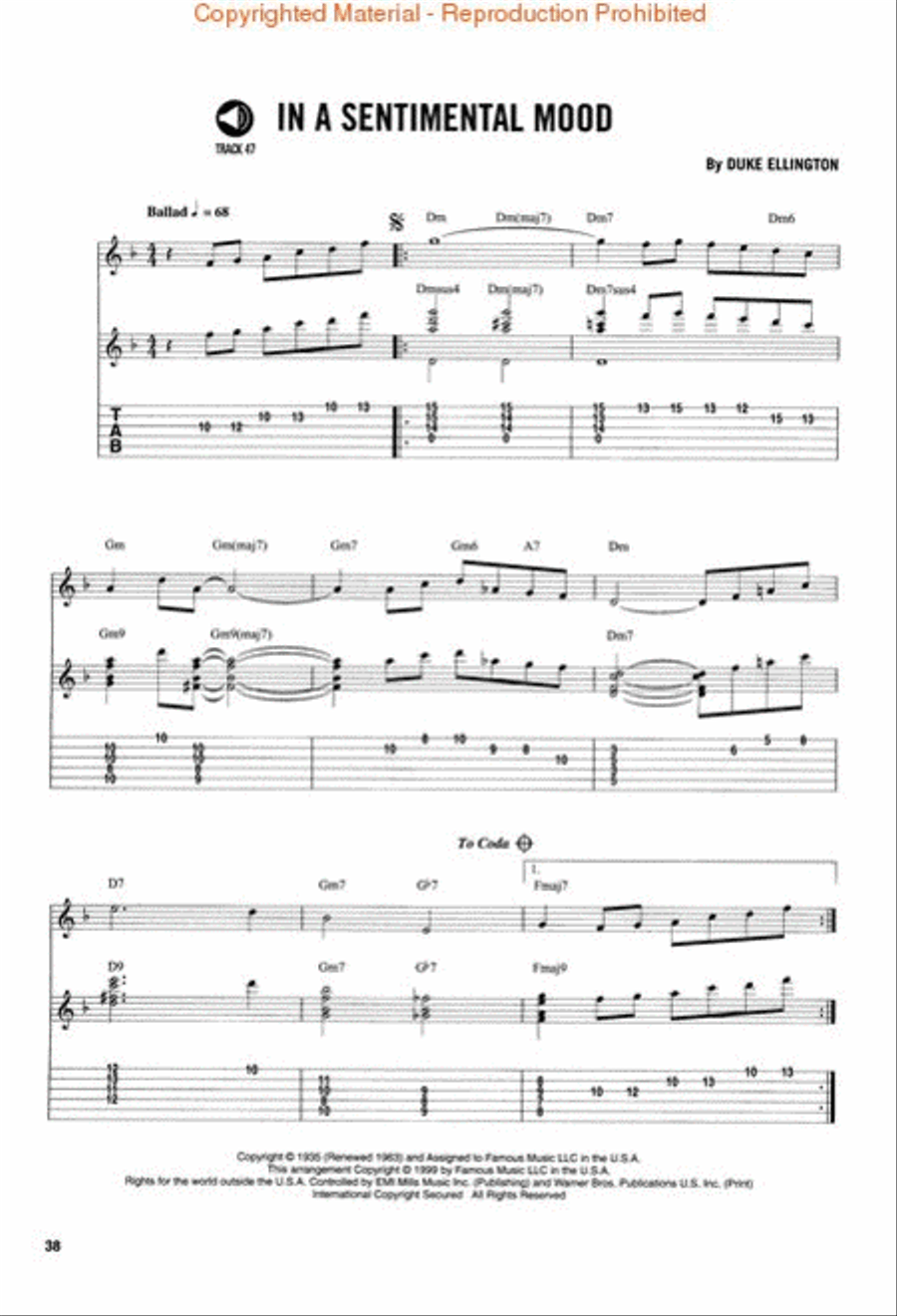 Solo Jazz Guitar Electric Guitar scores gallery preview page 4