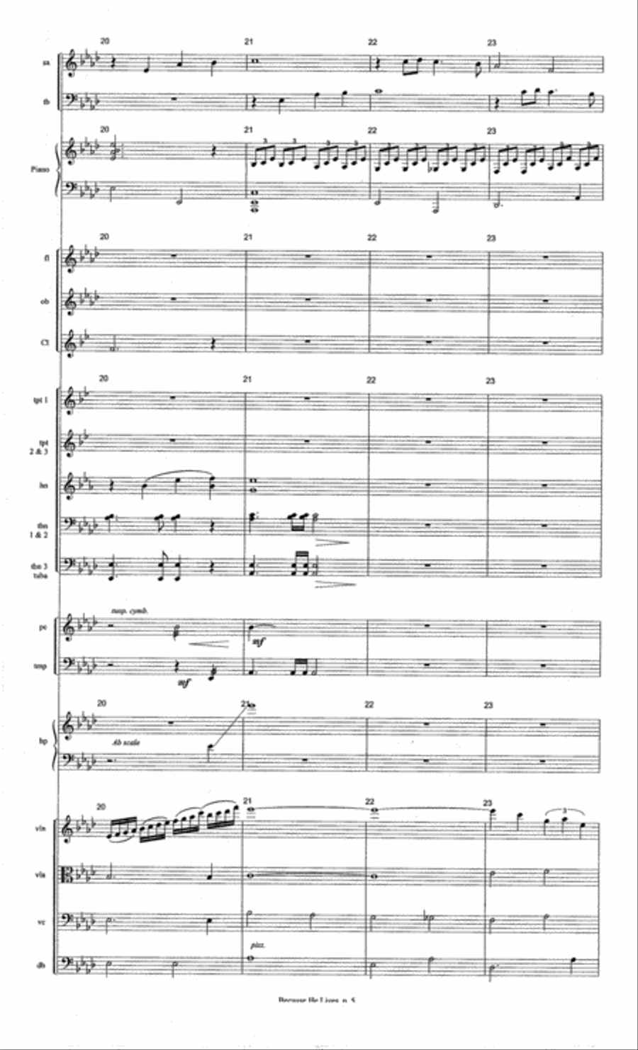 Because He Lives Because He Lives Choir scores gallery preview page 6