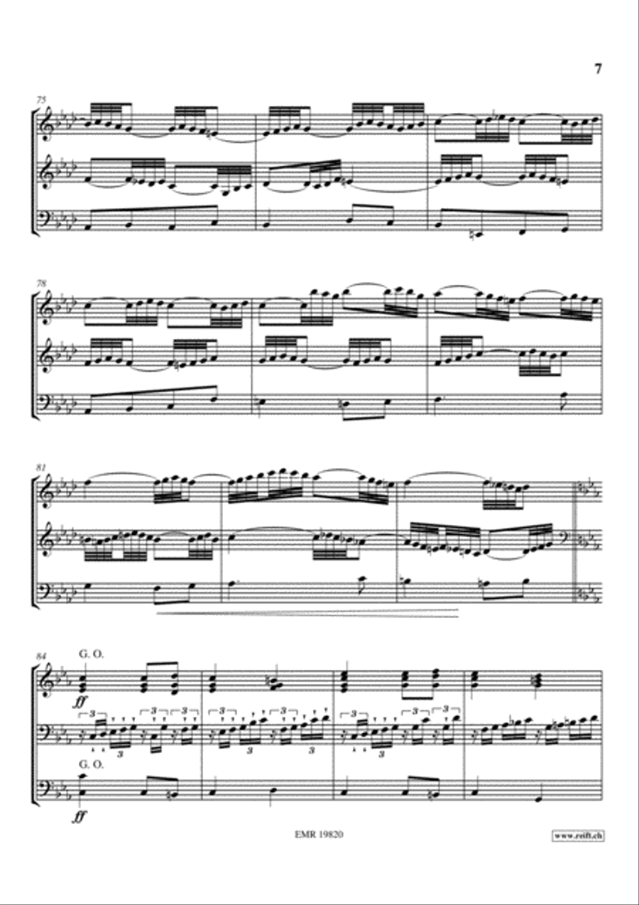 Poeme et Fugue Organ scores gallery preview page 7