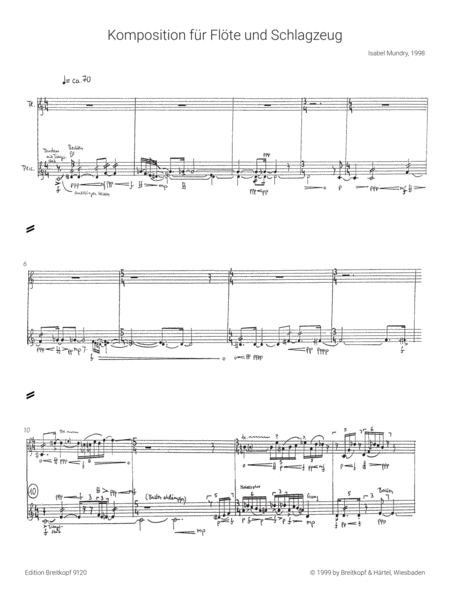 Composition for Flute and Percussion