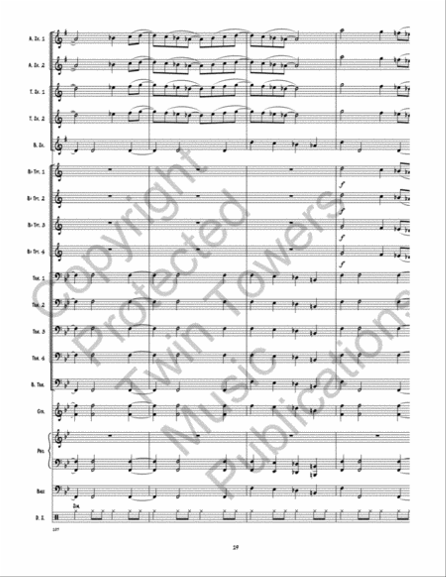 Model Train Model Train Jazz Ensemble scores gallery preview page 20