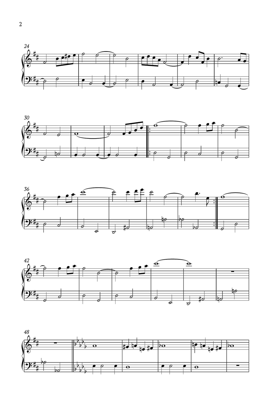 Congratulations Easy Piano scores gallery preview page 2