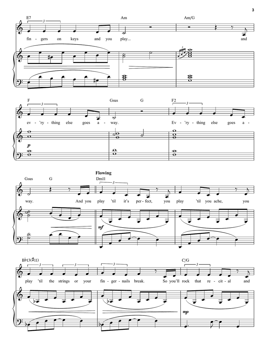 Everything Else (from Next to Normal) Voice scores gallery preview page 3