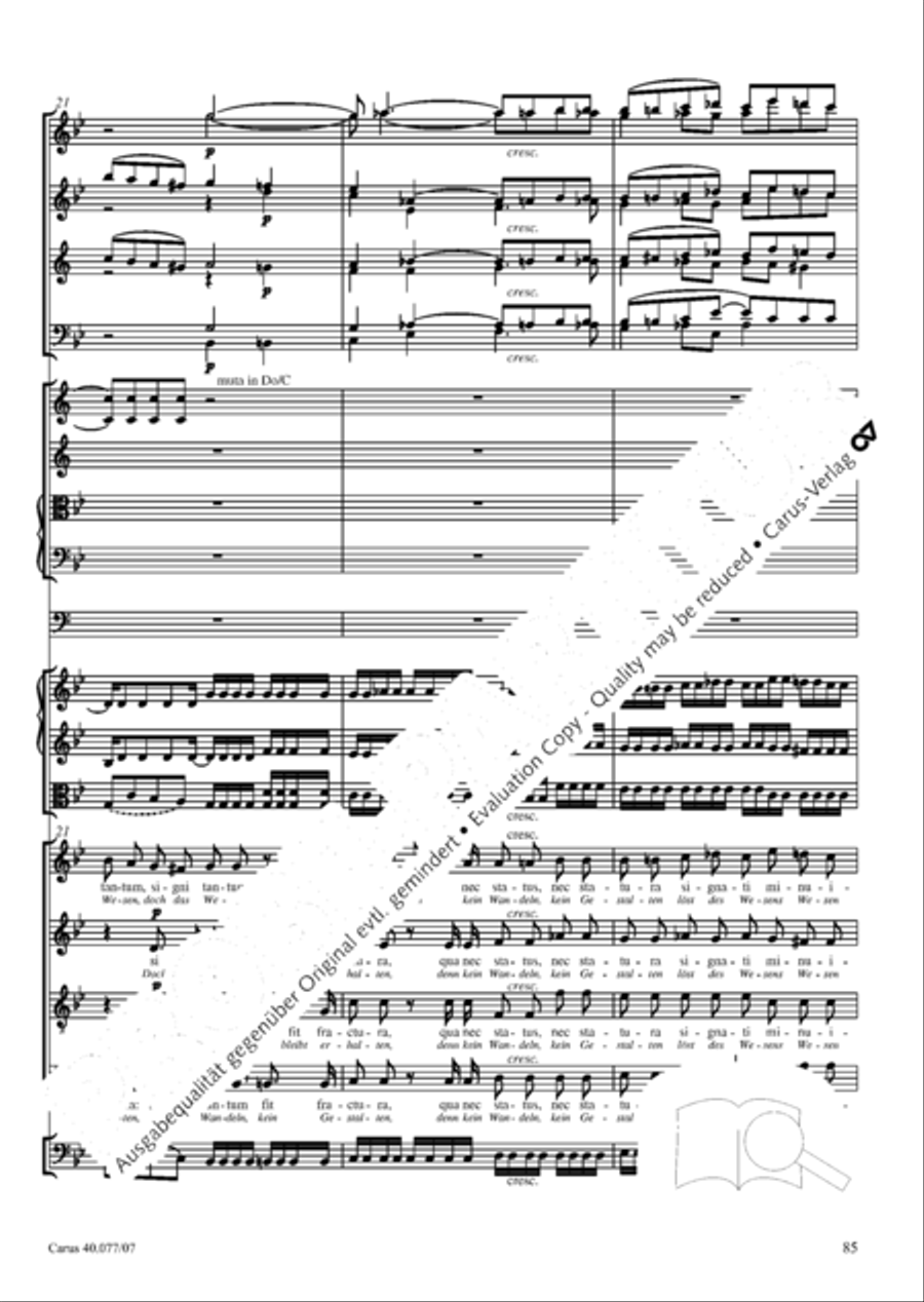 Lauda Sion 4-Part scores gallery preview page 98