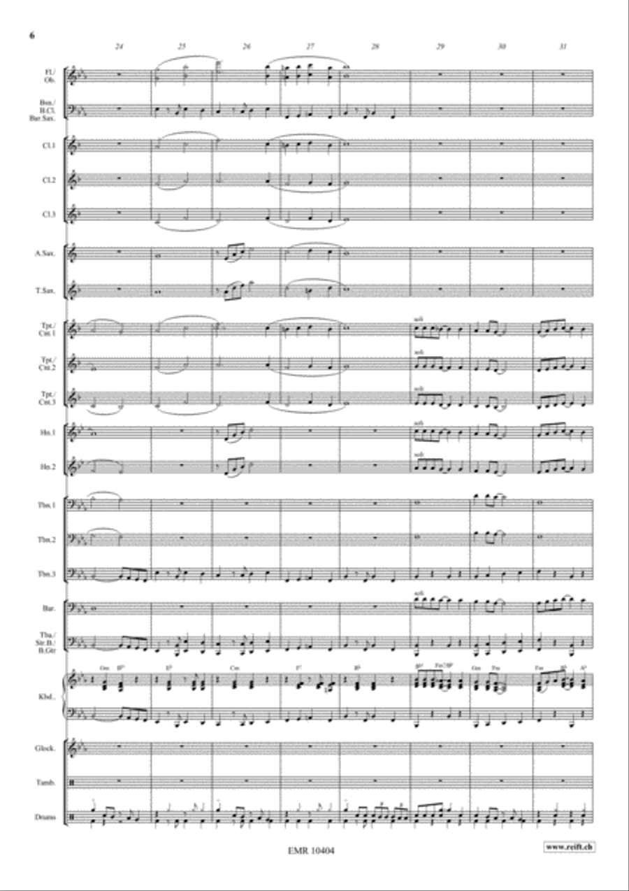 Beach Party Concert Band scores gallery preview page 7
