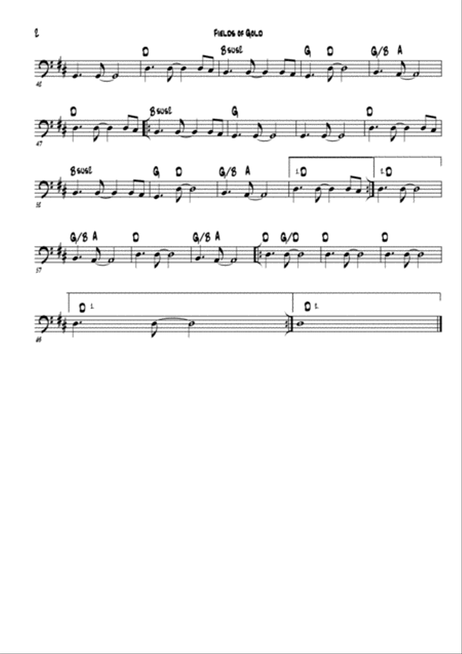 Fields Of Gold Jazz Ensemble scores gallery preview page 3