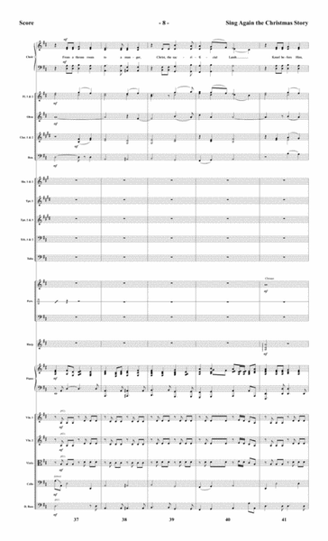 Sing Again the Christmas Story - Orchestral Score and Parts