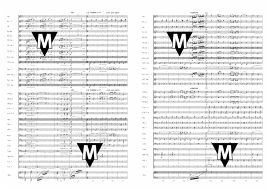 Old Russian Romances Concert Band scores gallery preview page 22