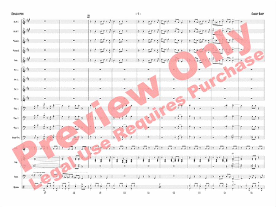 Cheep Shot Cheep Shot Jazz Ensemble scores gallery preview page 6
