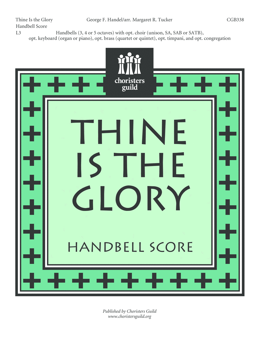 Thine Is the Glory - Handbell Score image number null