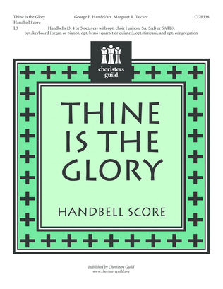 Thine Is the Glory - Handbell Score