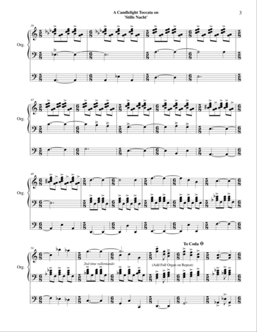 A Candlelight Toccata on 