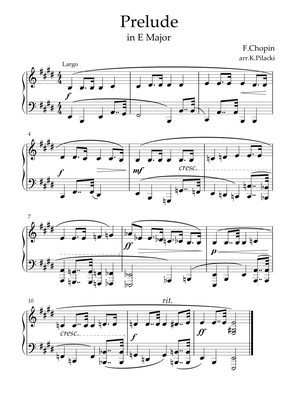 Prelude in E Major - Op.28 No.9 (simplified)