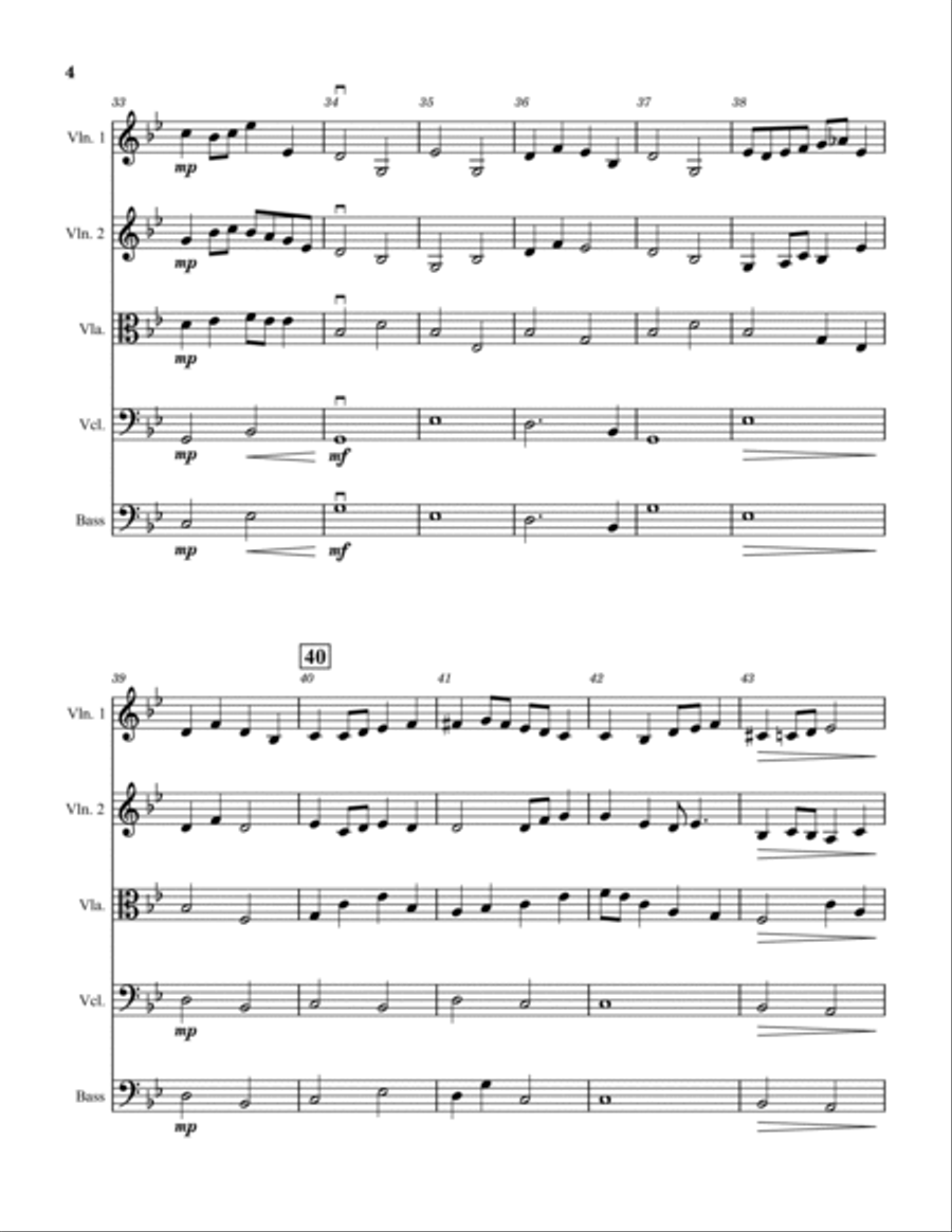 The Flower of Death The Flower of Death String Orchestra scores gallery preview page 4