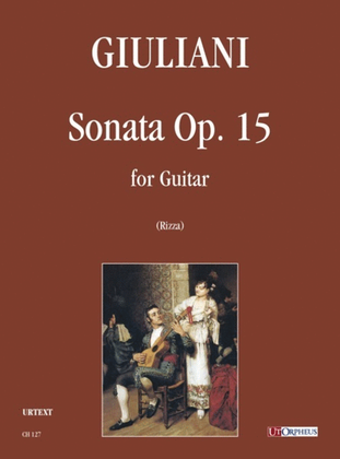 Book cover for Sonata Op. 15 for Guitar