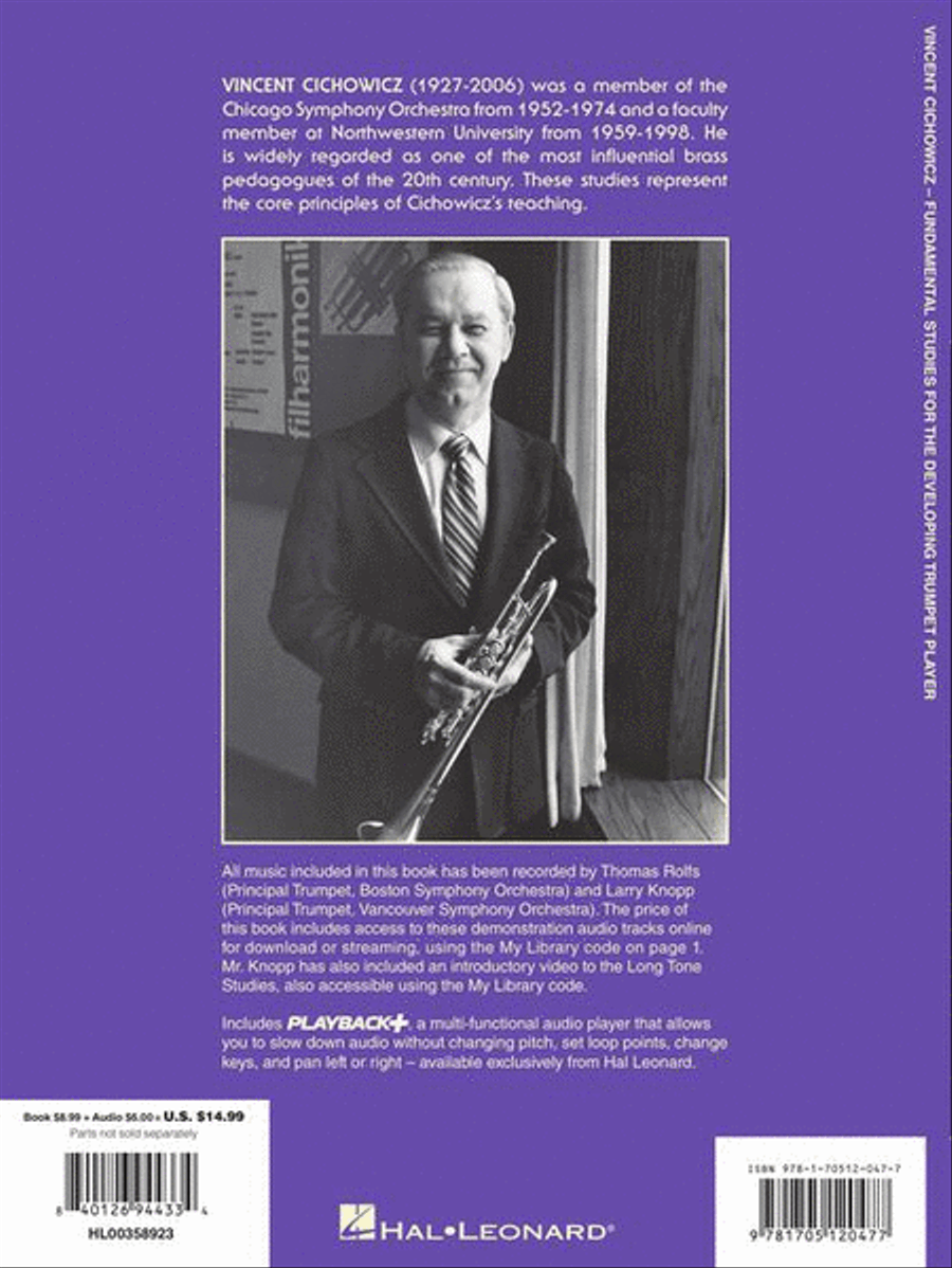 Vincent Cichowicz – Fundamental Studies for the Developing Trumpet Player Trumpet Solo scores gallery preview page 13