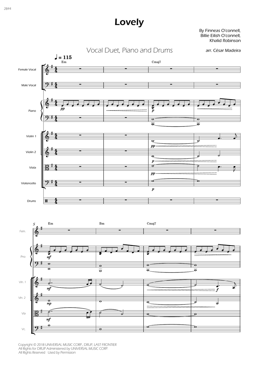 Lovely Lovely Large Ensemble scores gallery preview page 3