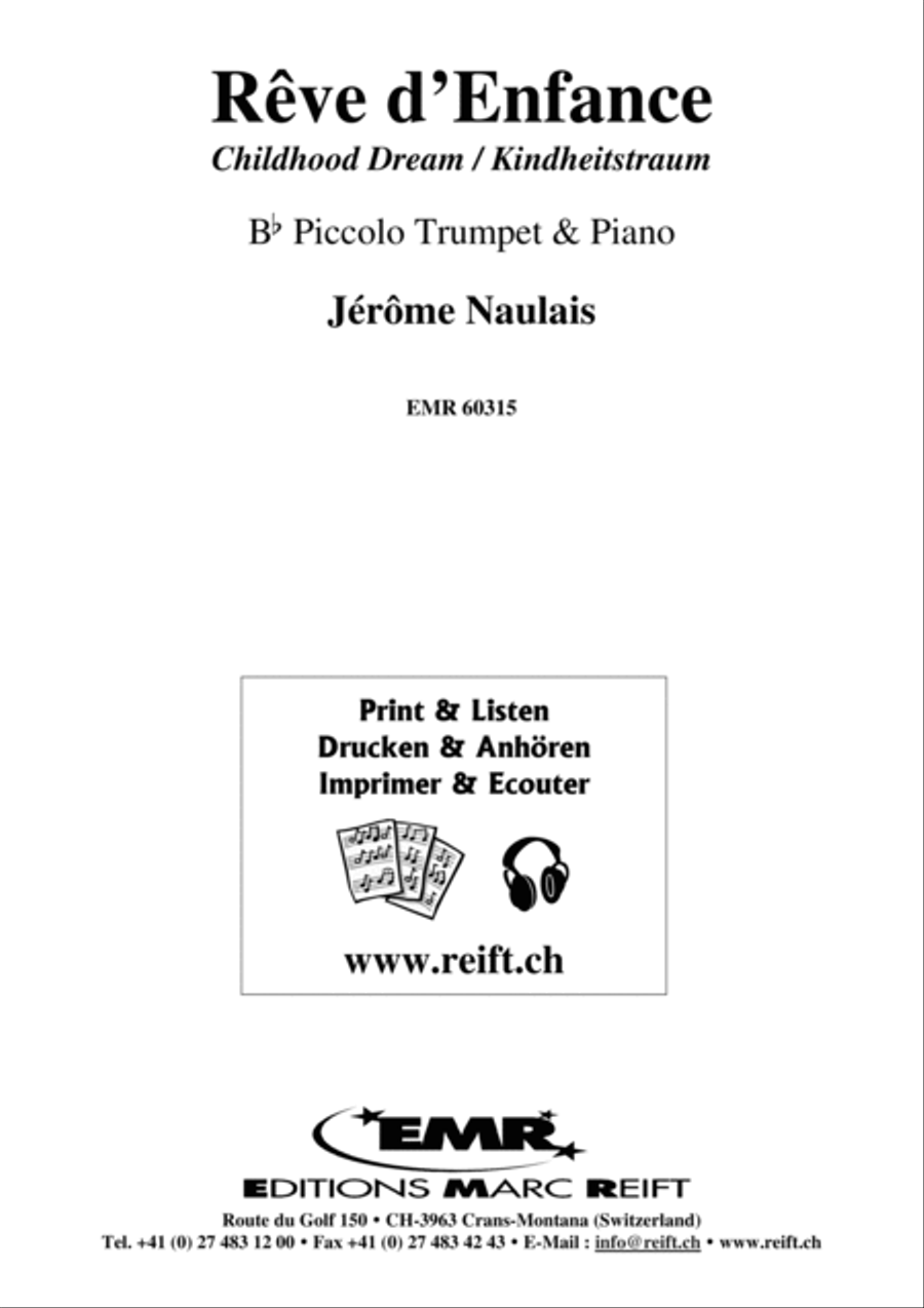 Reve d'Enfance Piccolo Trumpet scores gallery preview page 2