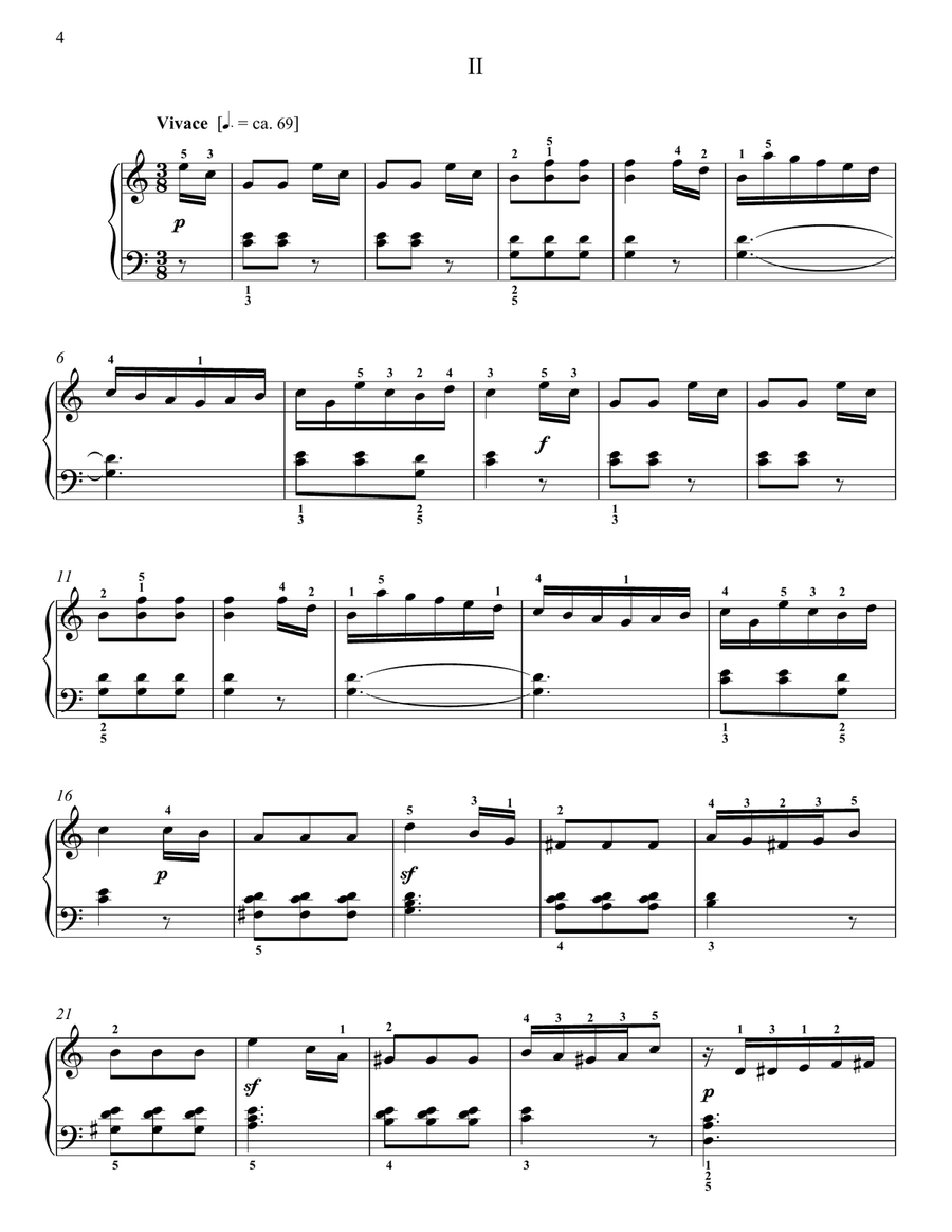 Sonatina In C Major, Op. 55, No. 1 Piano Solo scores gallery preview page 4