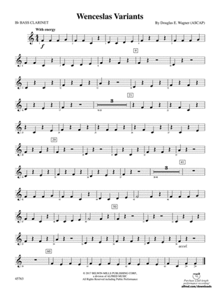 Wenceslas Variants: B-flat Bass Clarinet