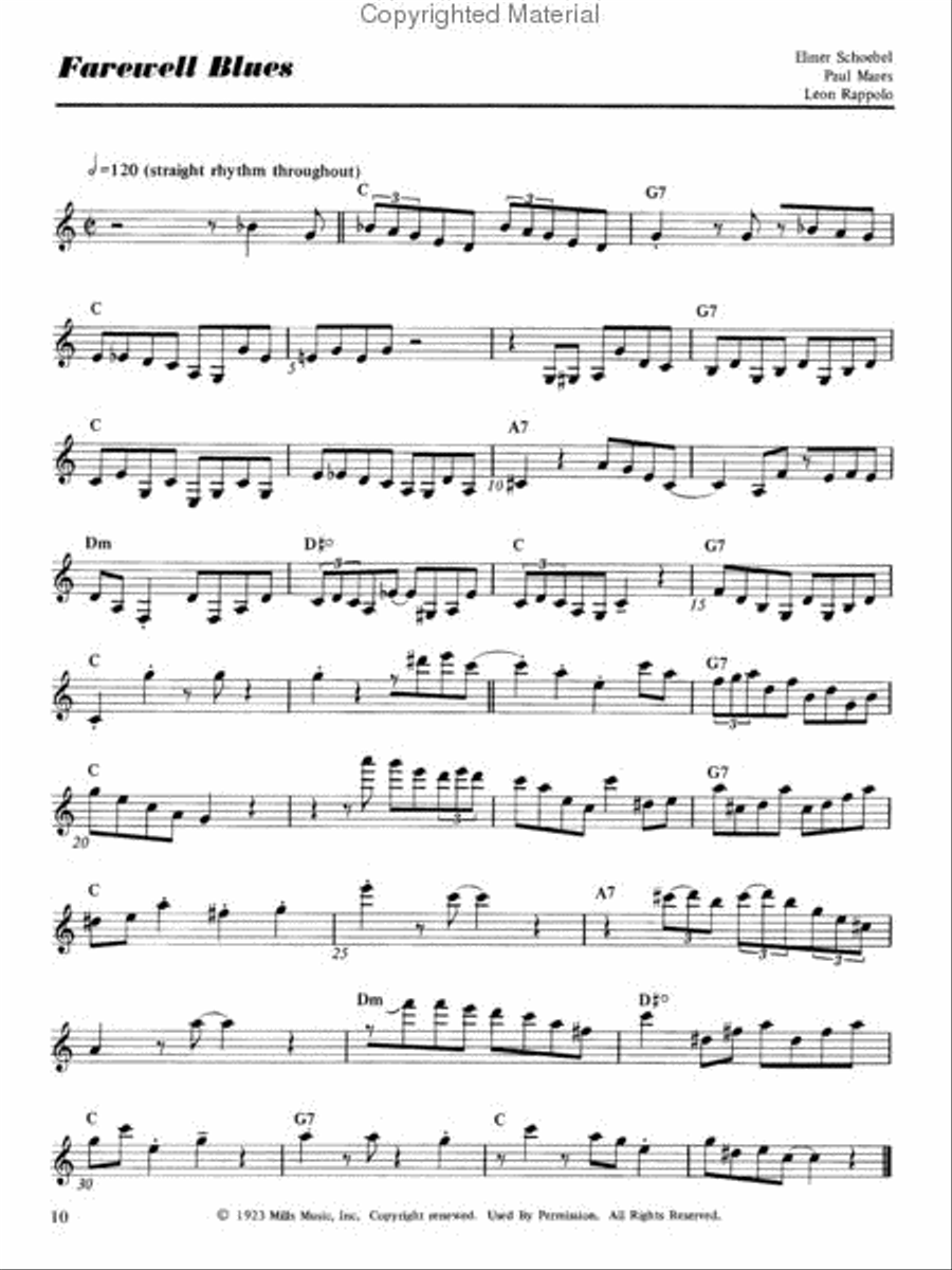 Benny Goodman – Jazz Masters Series B-Flat Clarinet scores gallery preview page 3