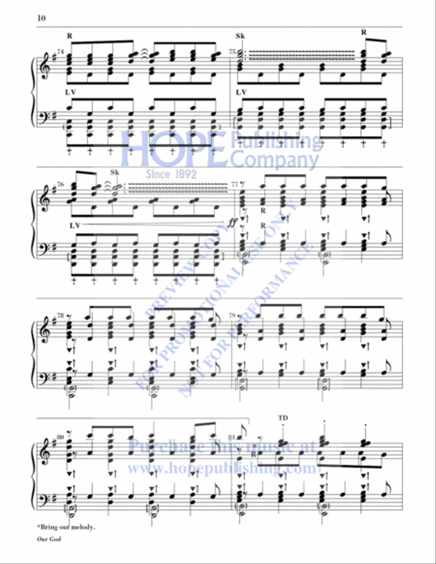 Our God 5-Octaves scores gallery preview page 11