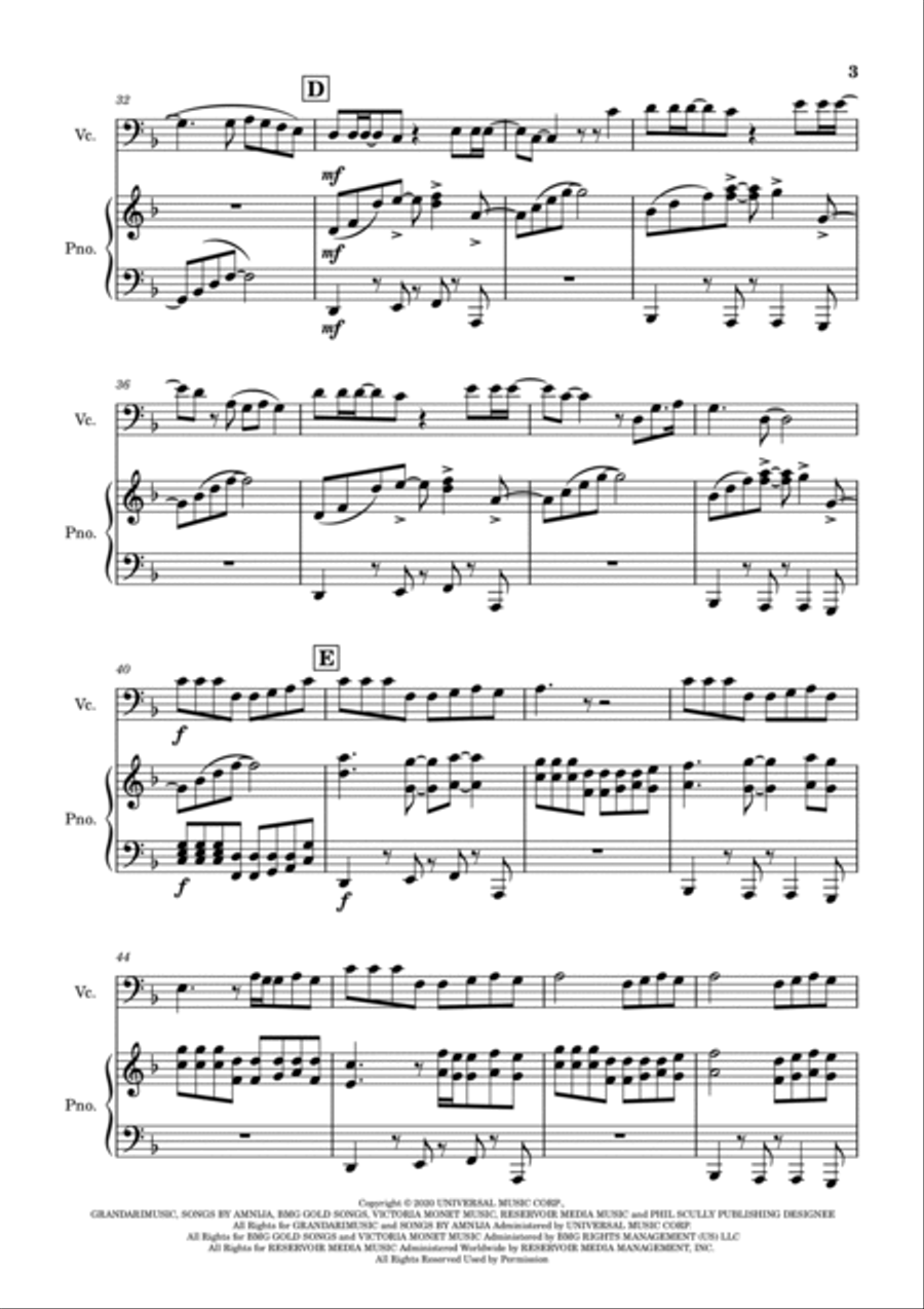 Positions Piano scores gallery preview page 3