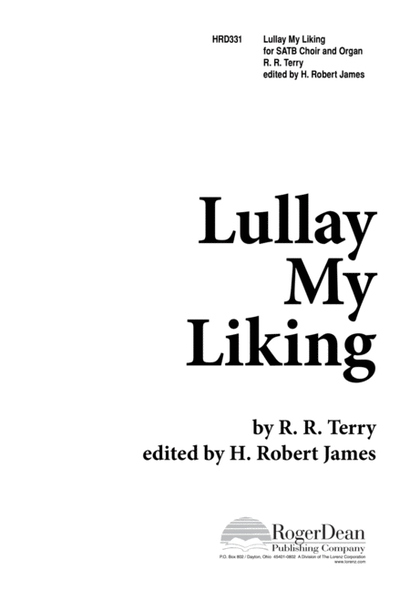 Lullay My Liking