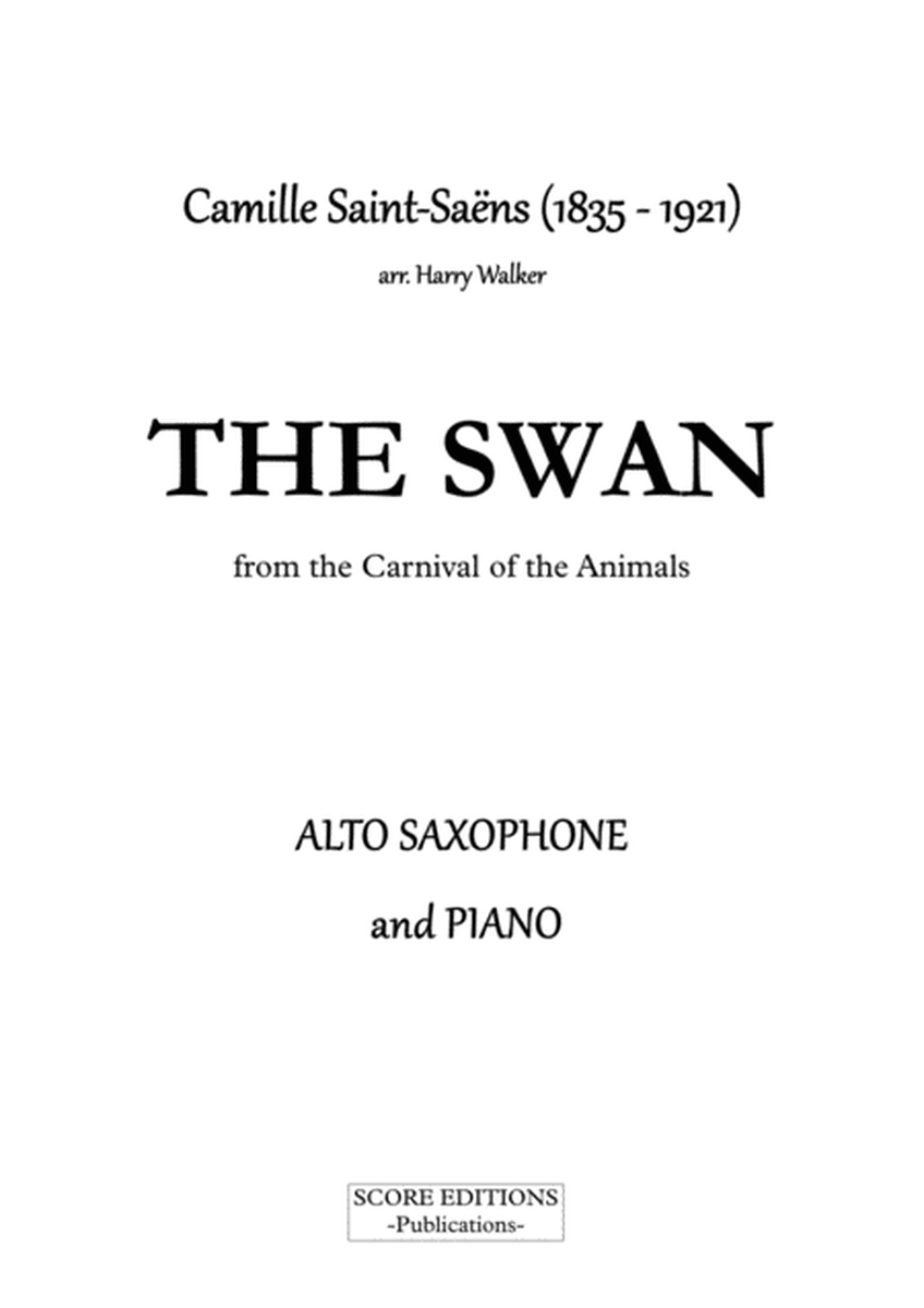 Saint-Saëns: The Swan (for Alto Saxophone and Piano) image number null