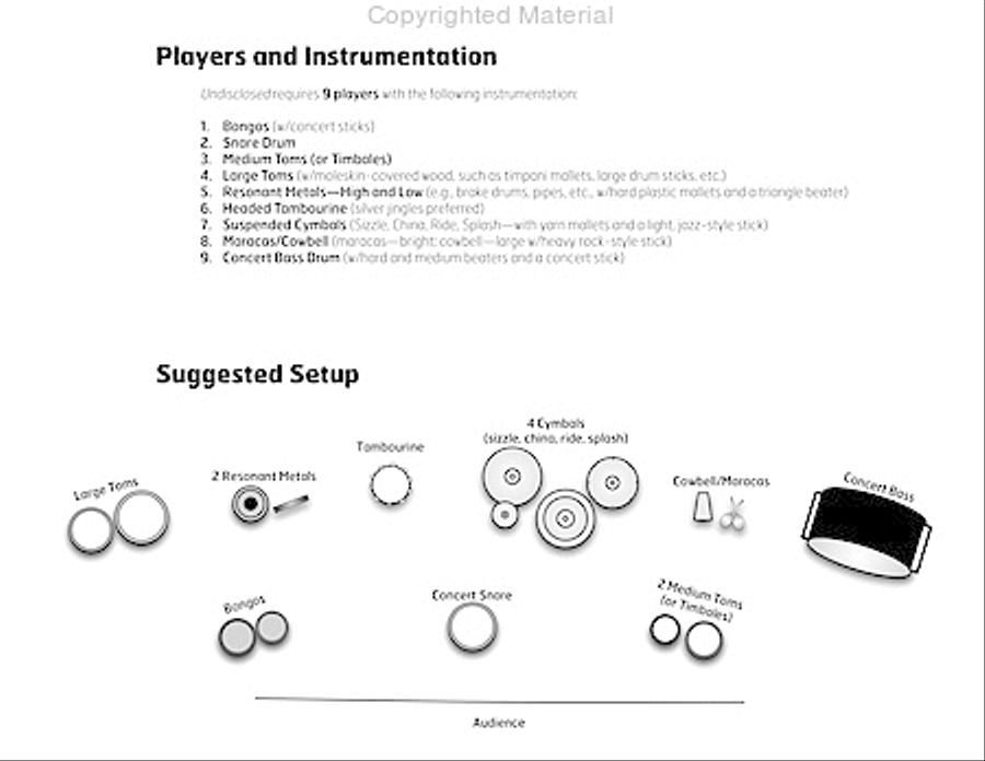 Undisclosed Undisclosed Percussion Ensemble scores gallery preview page 4