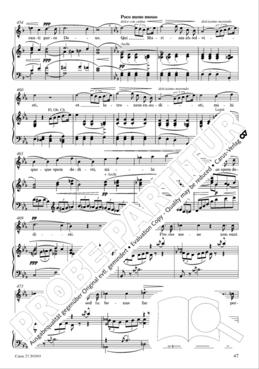 Messa da Requiem 4-Part scores gallery preview page 48