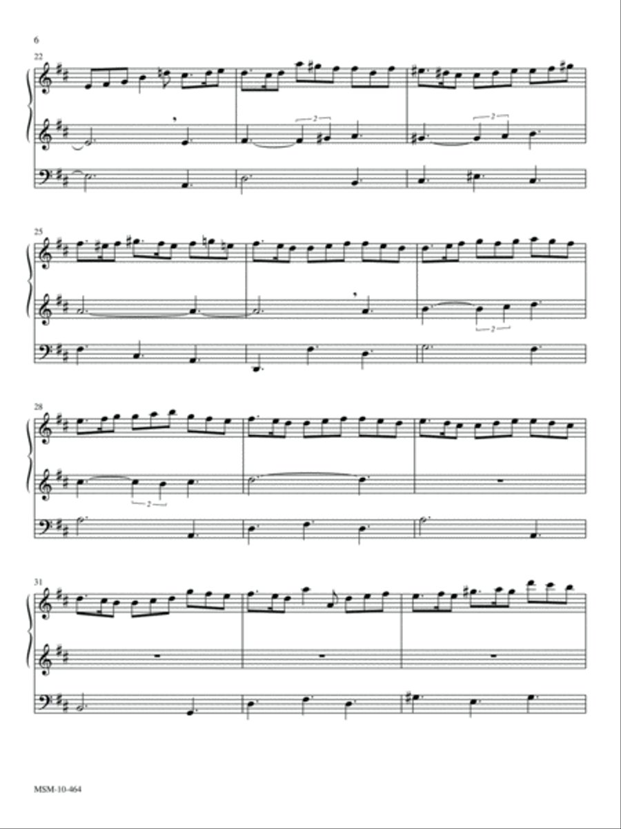 With High Delight: Organ Music for Easter Organ scores gallery preview page 6