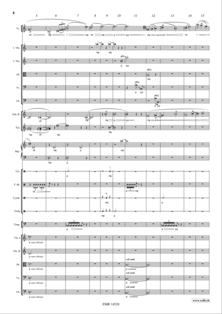 Concerto Mystique Percussion Ensemble scores gallery preview page 4