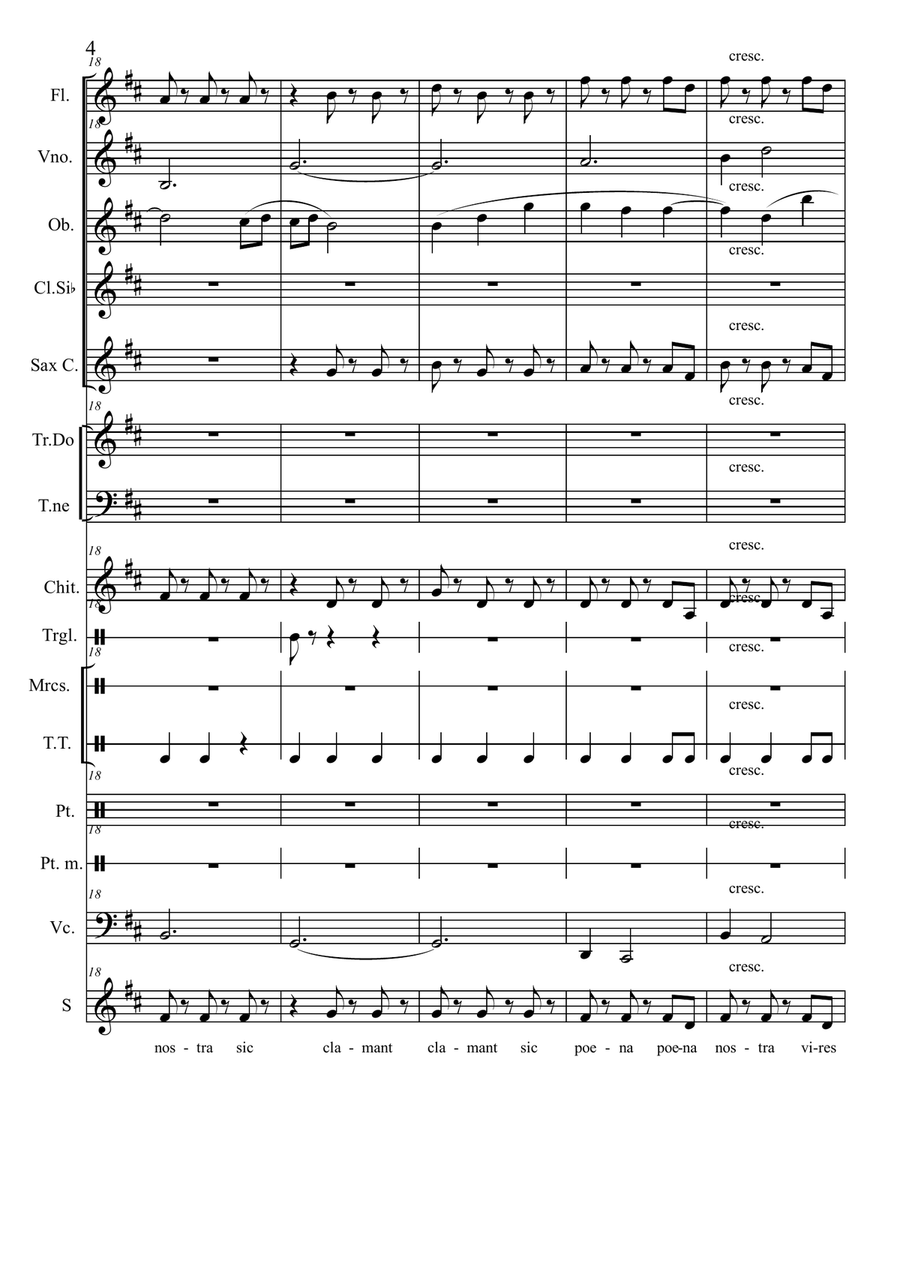 Vita Nostra Unison Choir scores gallery preview page 4