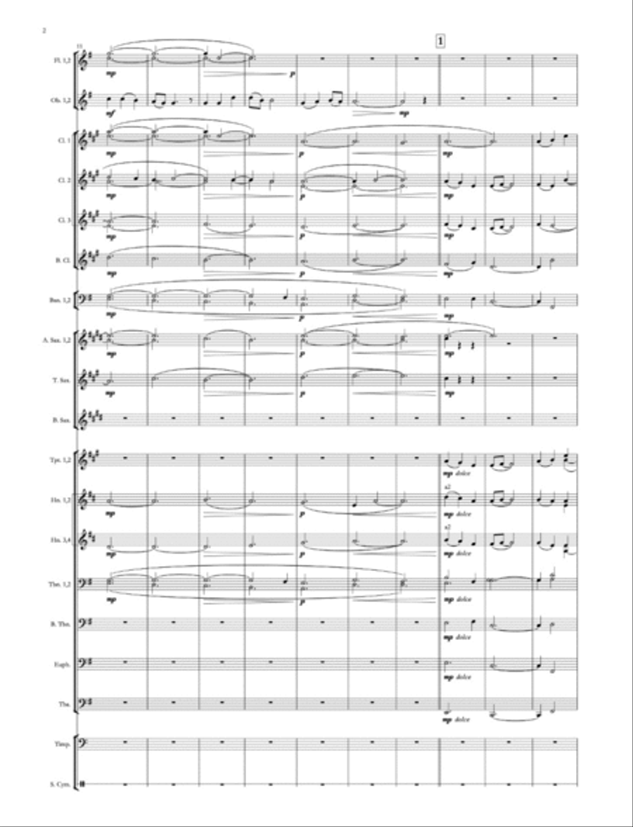 Only in Sleep Concert Band scores gallery preview page 3