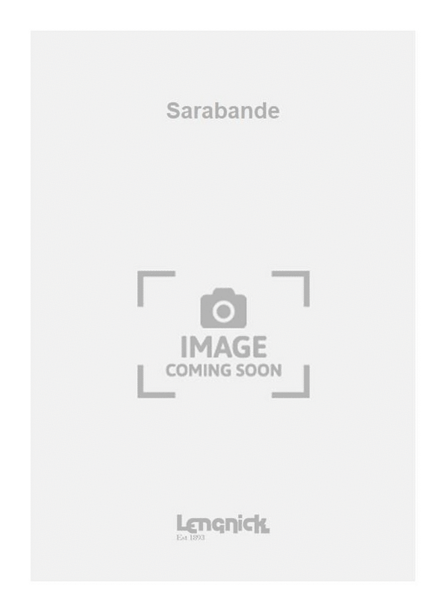 Sarabande Organ scores gallery preview page 1