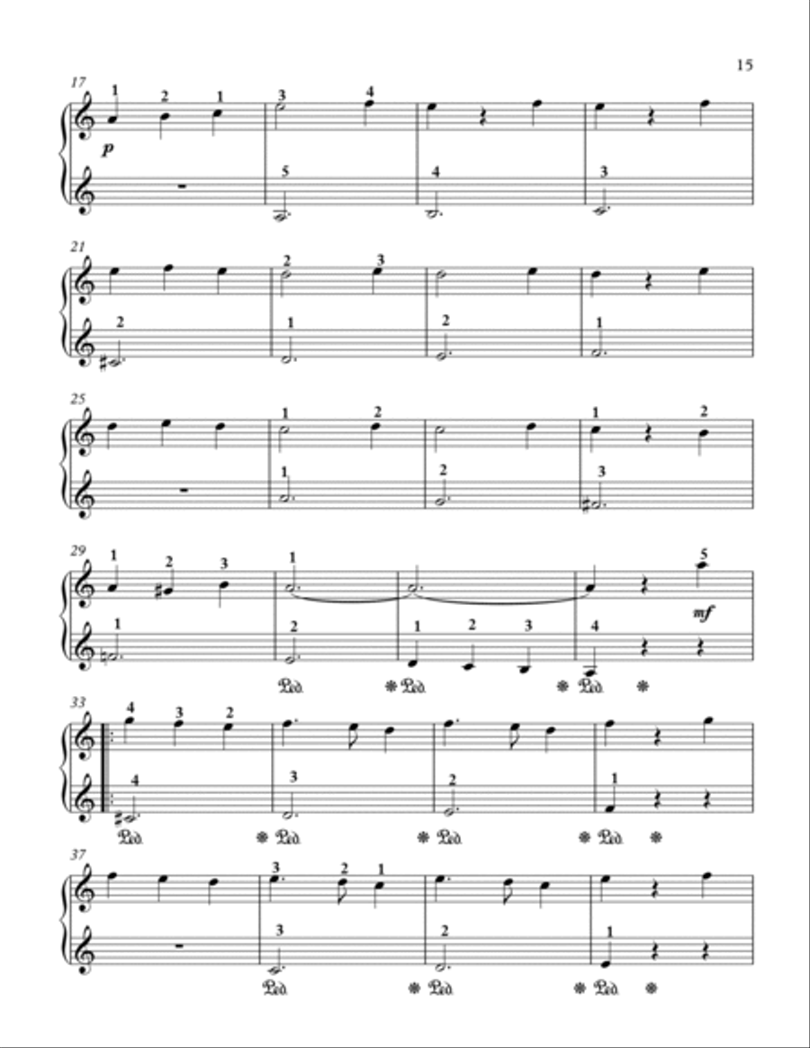 Soltane Ghalbha (Level 1A) سلطان قلب‌ها Easy Piano scores gallery preview page 2
