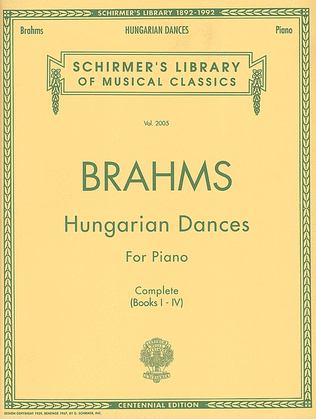 Book cover for Hungarian Dances