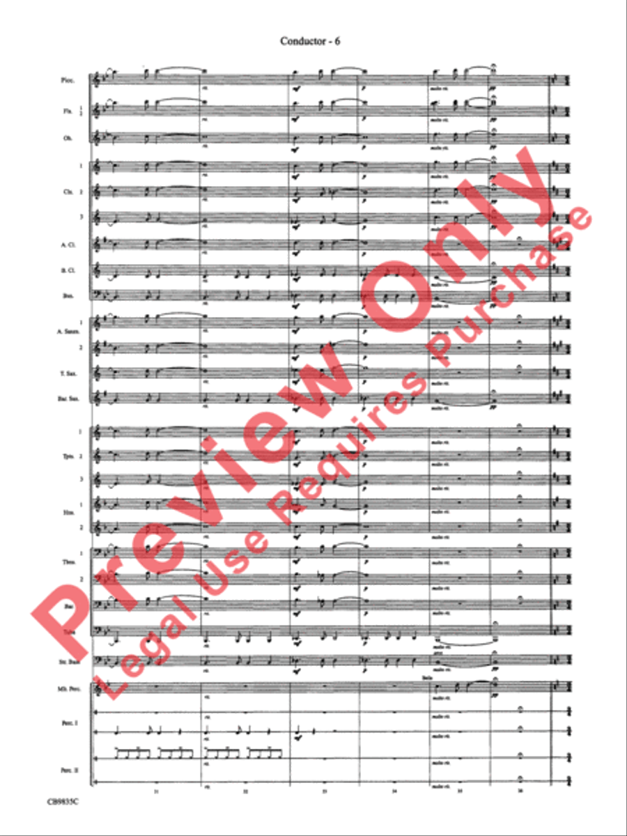 A Charlie Brown Christmas Concert Band scores gallery preview page 9