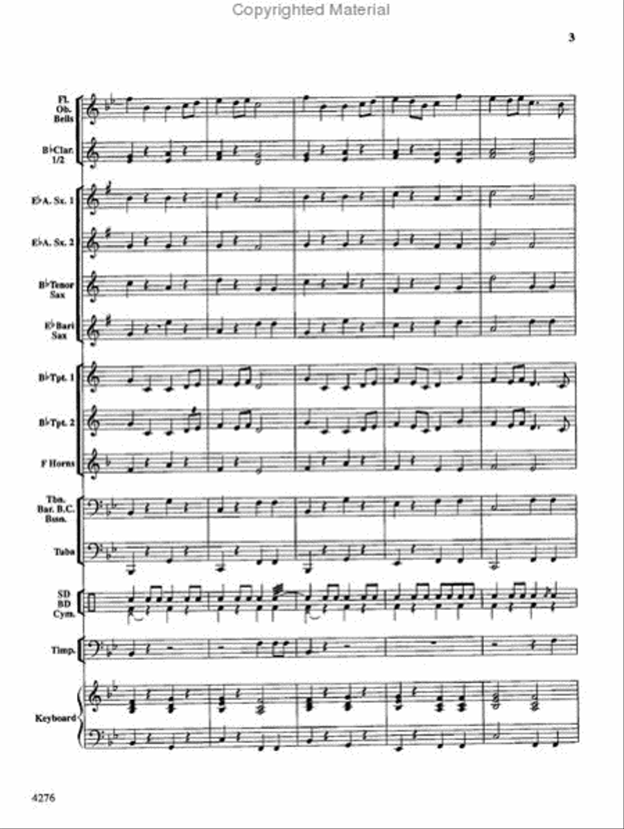 Nottingham Concert Band scores gallery preview page 4