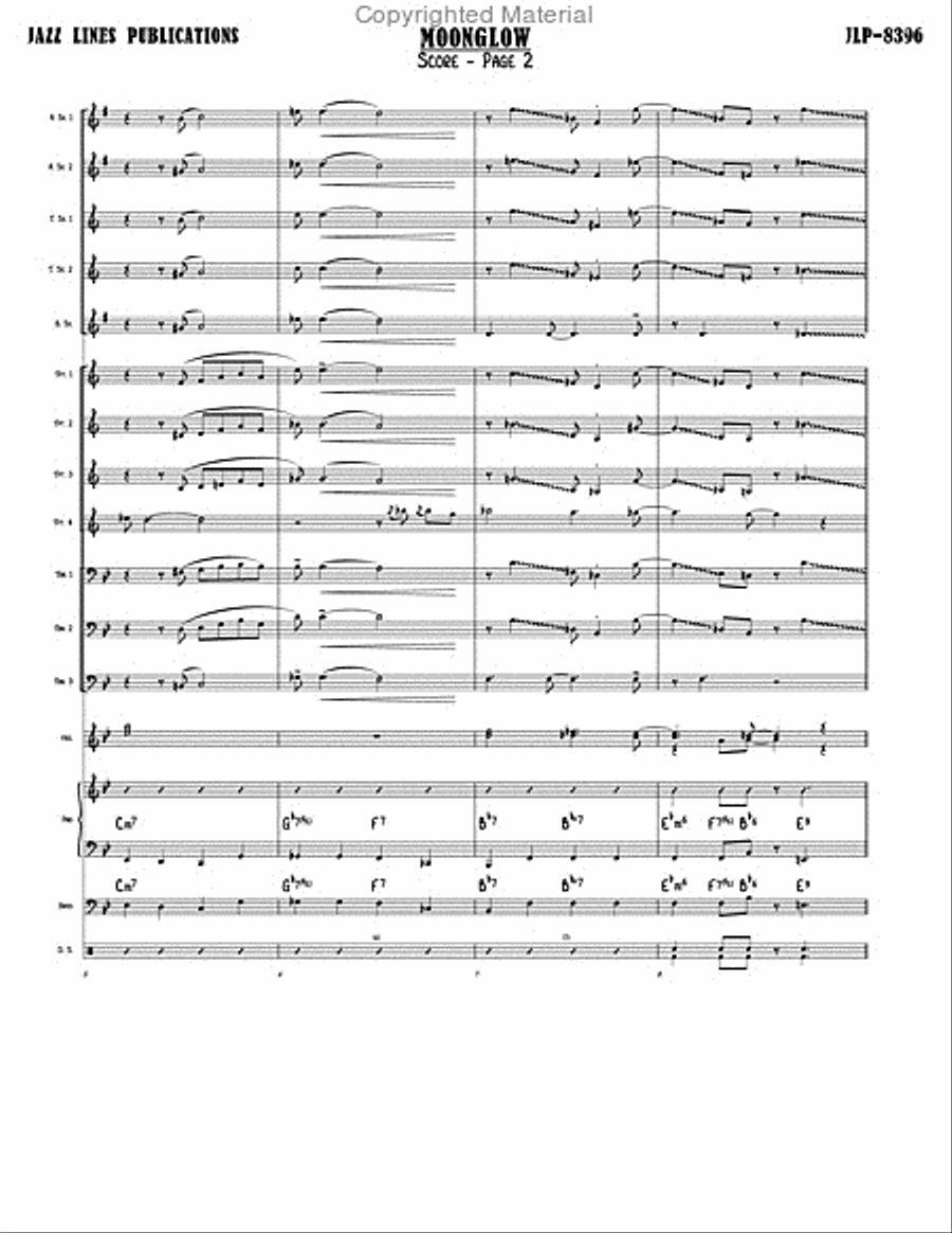 Moonglow Big Band scores gallery preview page 5