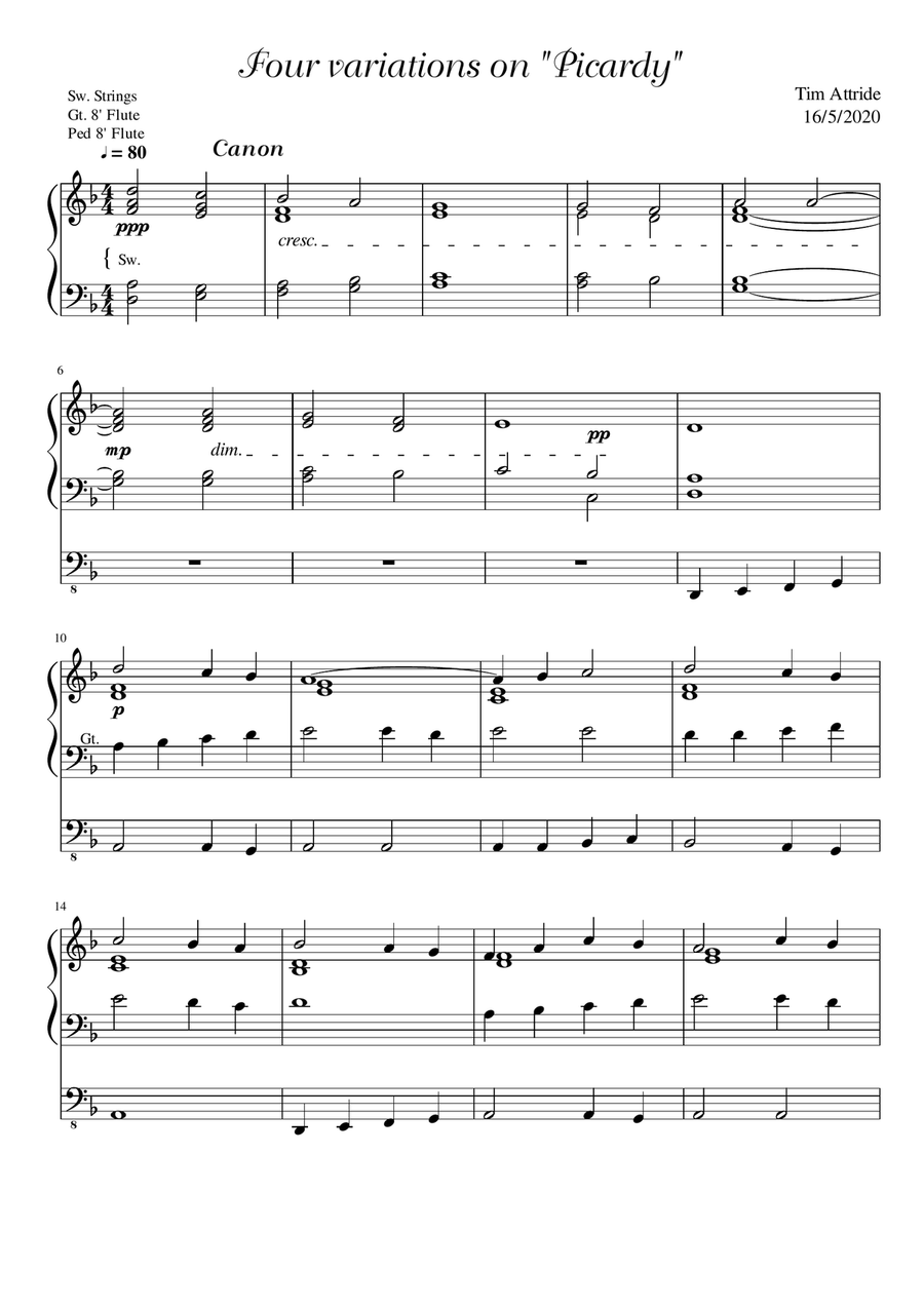 Four Variations on 